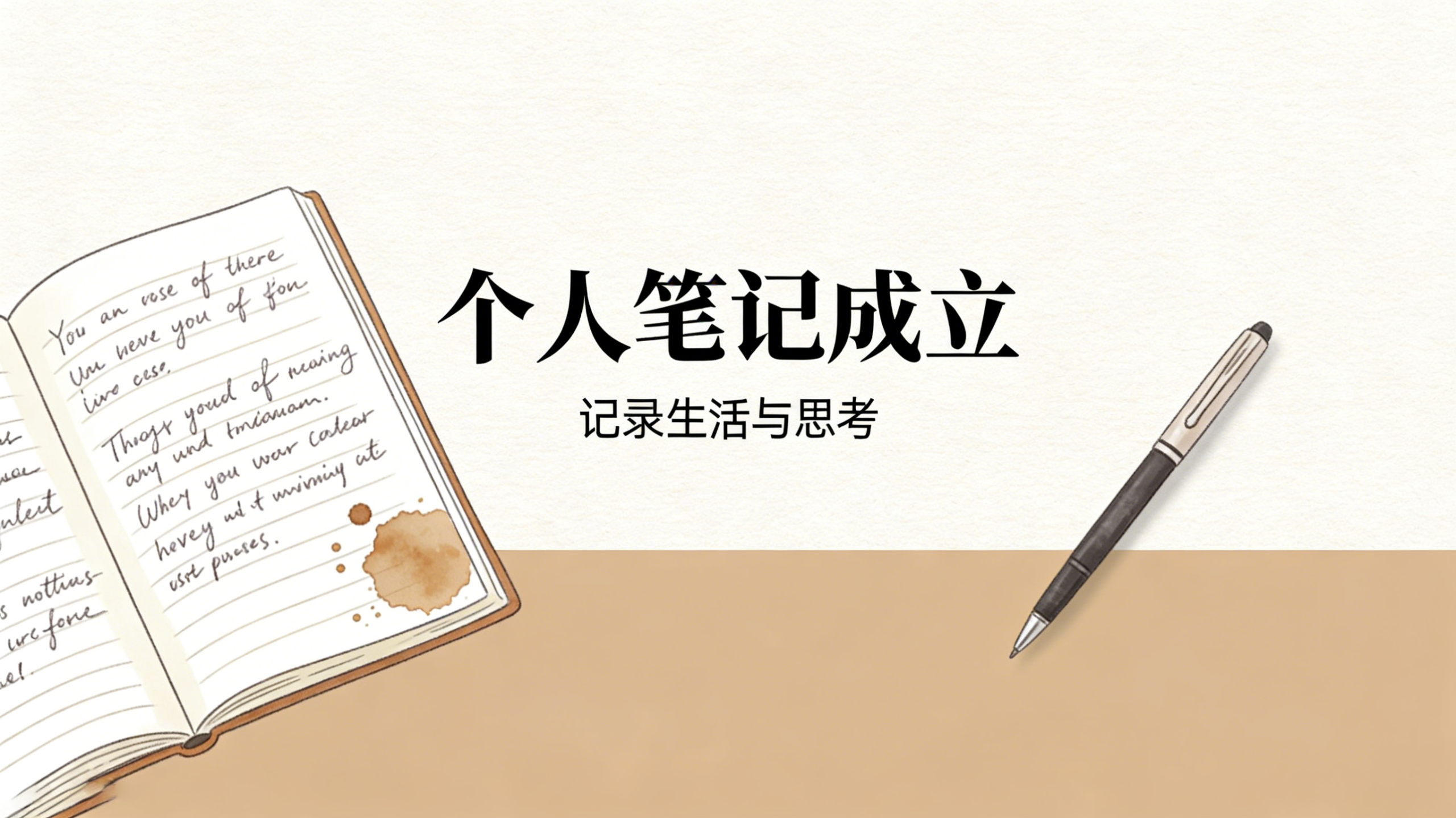 个人笔记成立啦-个人笔记